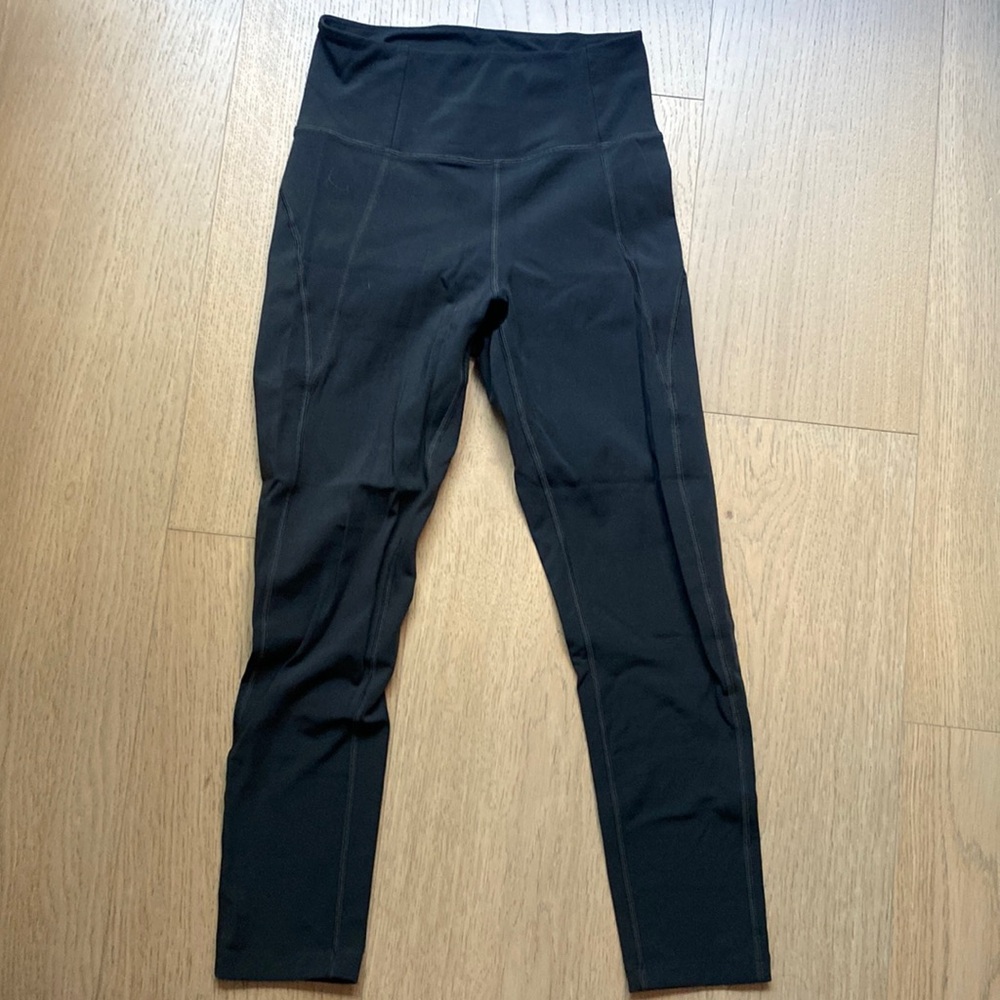 Girlfriend collective black spandex (S)
